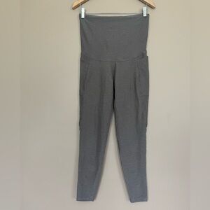 {Beyond the Bump} Spacedye Maternity Leggings 25" with Side Pockets - Large